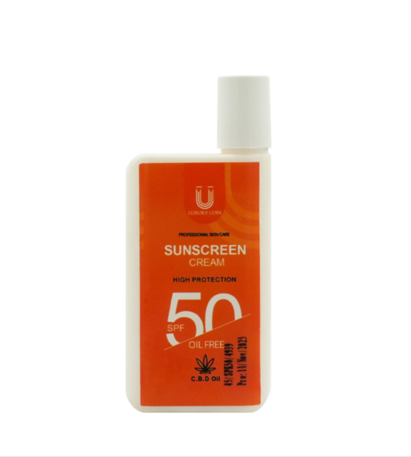 کرم صد آفتاب spf 50 مدل جیبی لاکچری کوین